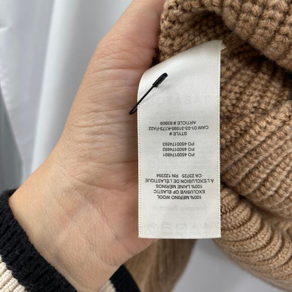 Aritzia Babaton Seek Sweater Cable-knit shoulder pad sweater - Picture 5 of 7